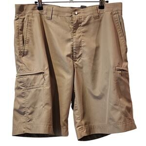 Callaway Lightweight Performance Cargo Shorts Tan Mens 36